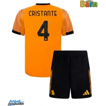 AS Roma Bryan Cristante #4 Bortedraktsett Barn 2025-26 Kortermet (+ Korte bukser)